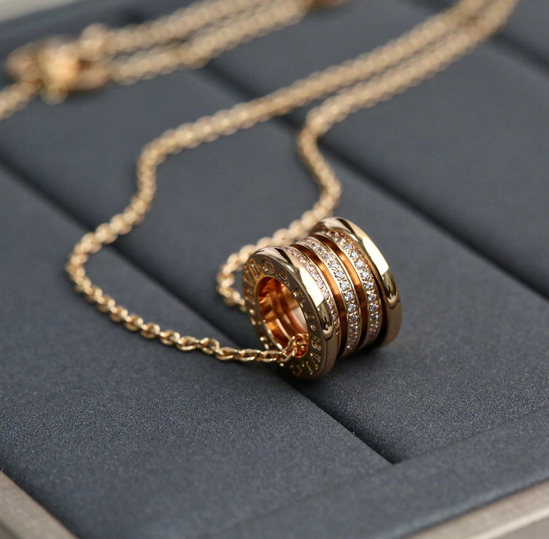 [Triumph Jewelry]ZERO 1 PINK GOLD DIAMOND NECKLACE