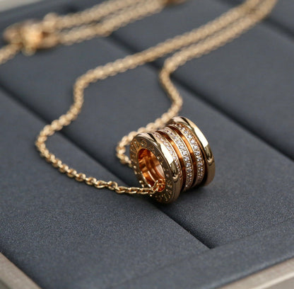 [Triumph Jewelry]ZERO 1 PINK GOLD DIAMOND NECKLACE