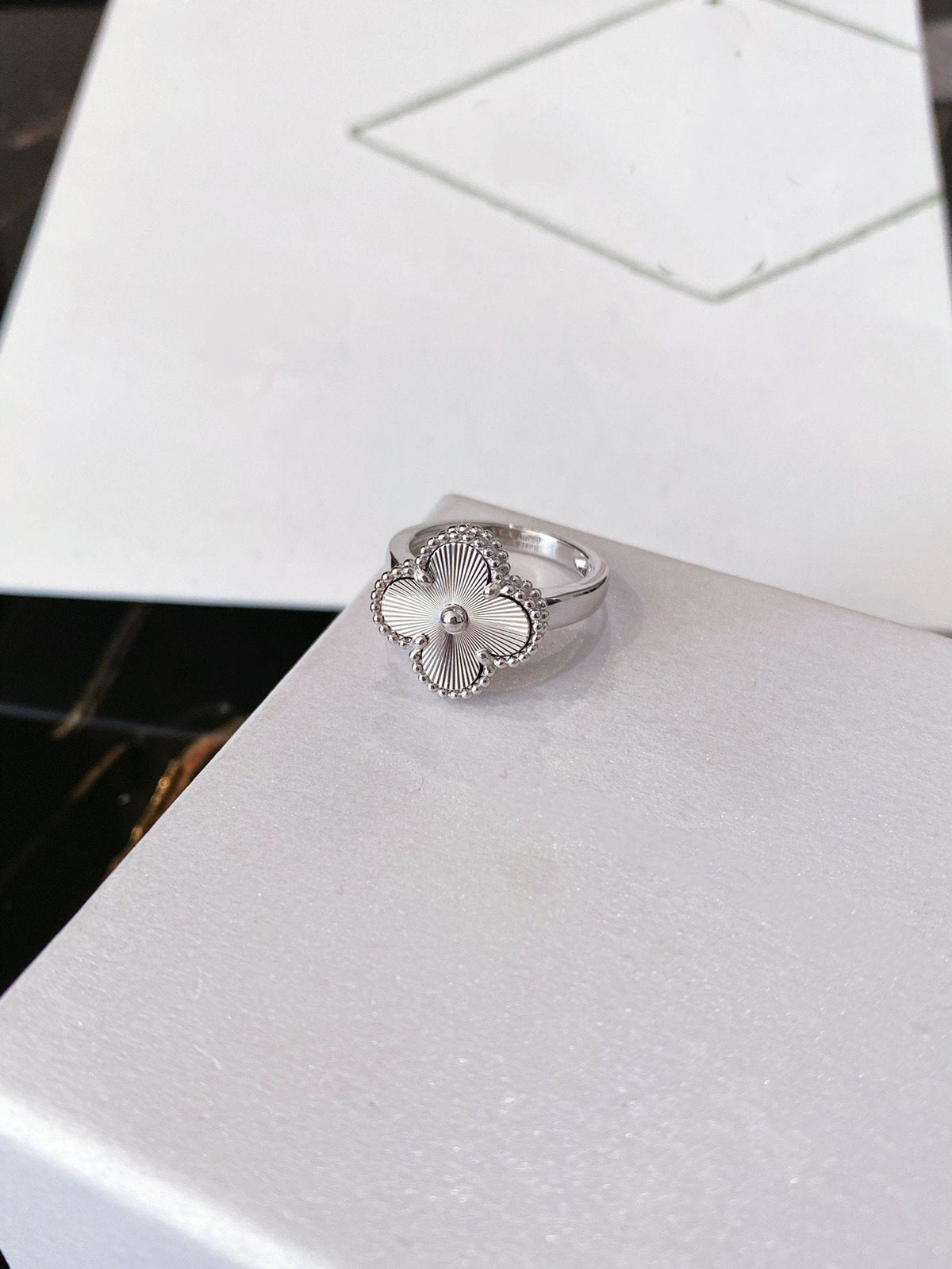 [Triumph Jewelry]CLOVER SILVER RING