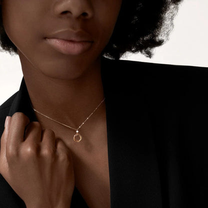 [Triumph Jewelry]TRINITY  NECKLACE 1 DIAMOND