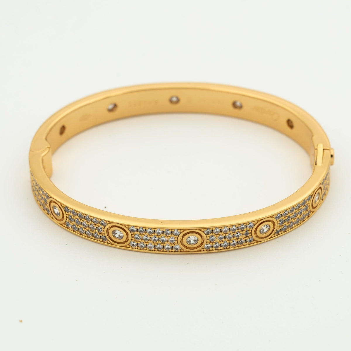 [Triumph Jewelry]LOVE BRACELET 6.1MM DIAMOND-PAVED 10 BIG DIAMONDS