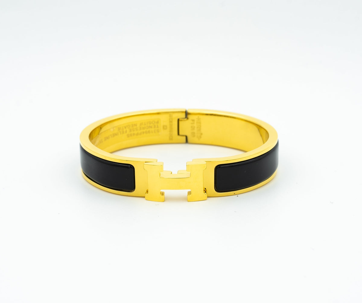 [Triumph Jewelry]H BLACK BRACELET