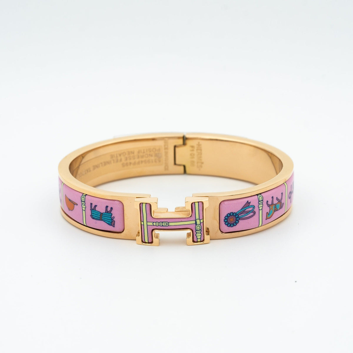 [Triumph Jewelry]H PINK GOLD BRACELET PINK CERAMIC