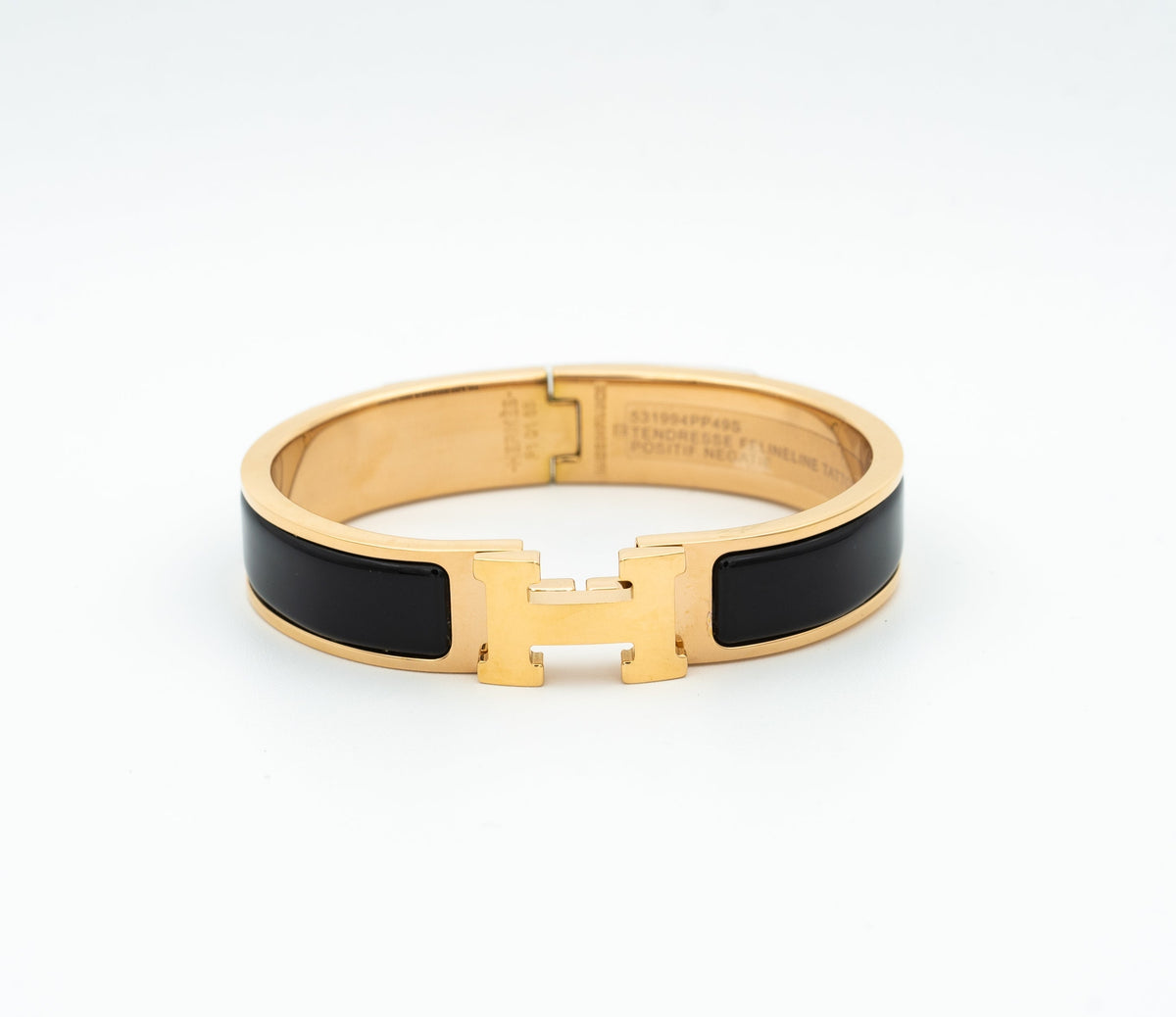 [Triumph Jewelry]H BLACK BRACELET