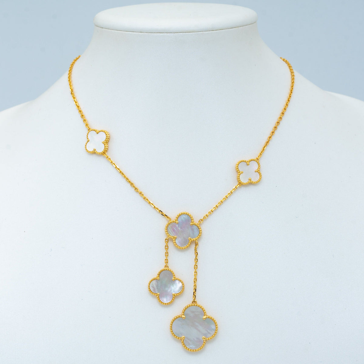 [Triumph Jewelry]CLOVER MOTHER OF PEARL NECKLACE 6 MOTIF