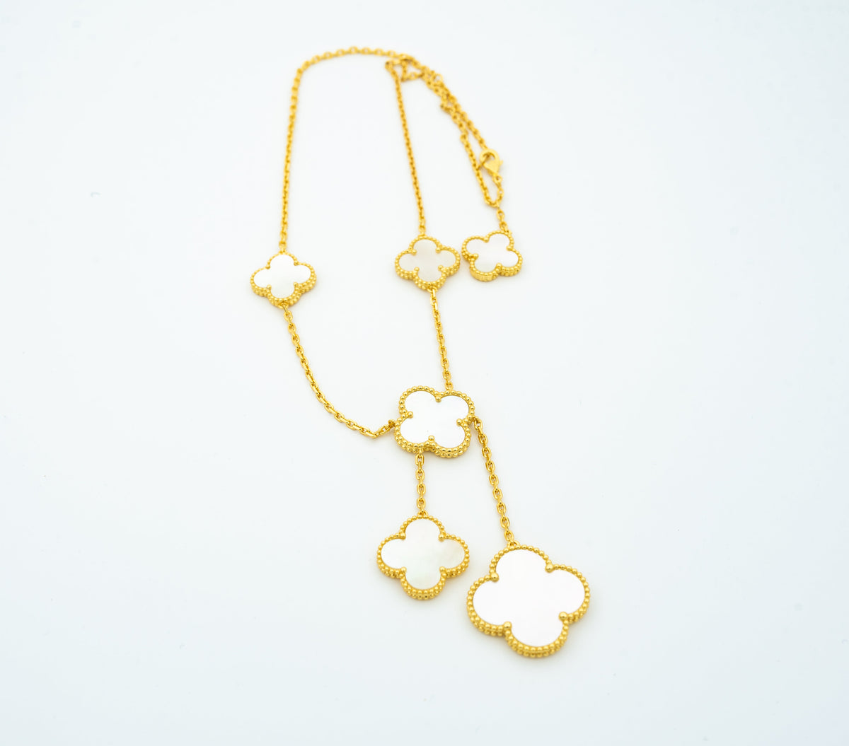[Triumph Jewelry]CLOVER MOTHER OF PEARL NECKLACE 6 MOTIF