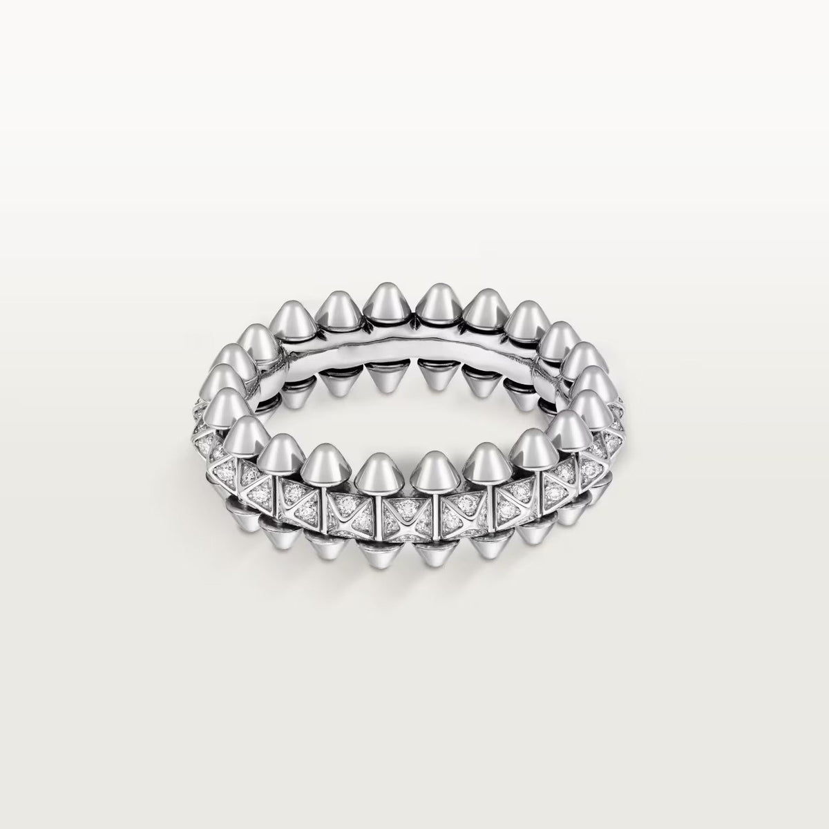 [Triumph Jewelry]CLASH 6.4MM SMALL FULL DIAMOND RING