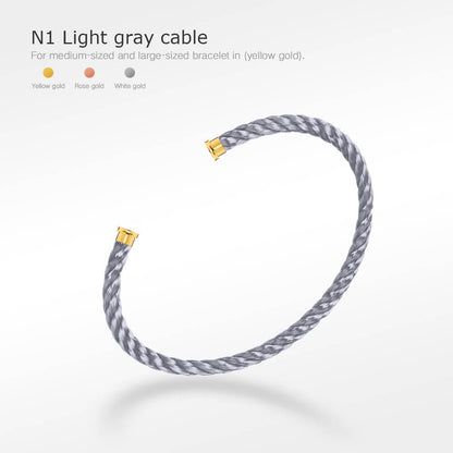 [Triumph Jewelry]FORCE SERIES BRACELET CABLES 50 CHOICES (DIY SELECTION)