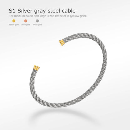[Triumph Jewelry]FORCE SERIES BRACELET CABLES 50 CHOICES (DIY SELECTION)