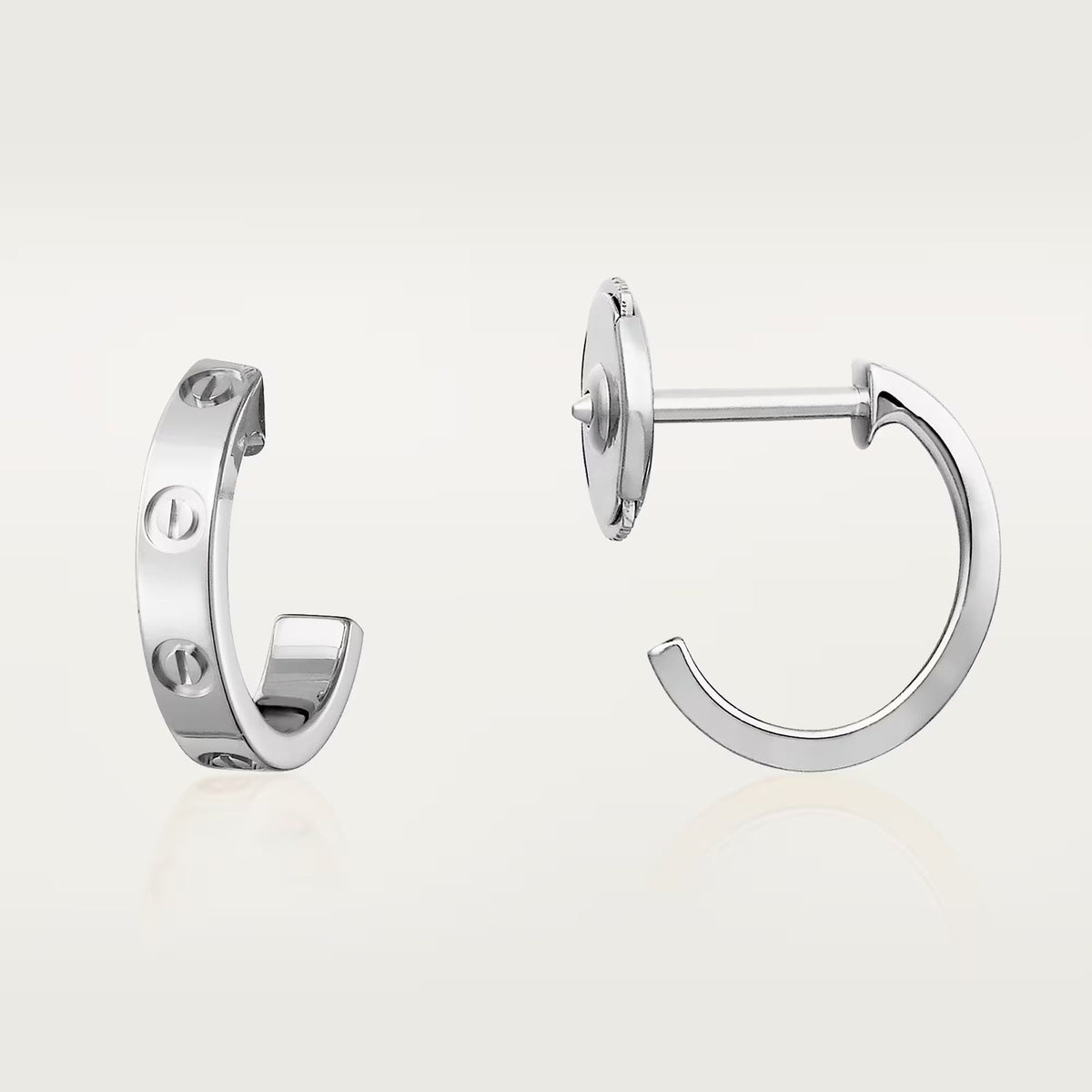 [Triumph Jewelry]LOVE EARRINGS 2.65 MM NO DIAMOND SMALL