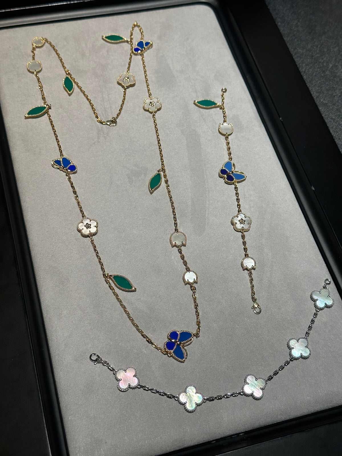 [Triumph Jewelry] 26 NEW CLOVER 15 MOTIFS LUCKY NECKLACE