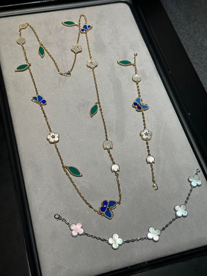 [Triumph Jewelry] 26 NEW CLOVER 15 MOTIFS LUCKY NECKLACE