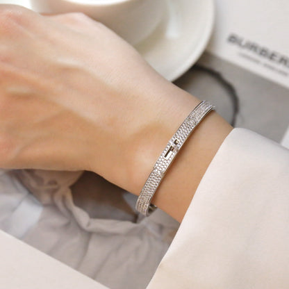 [Triumph Jewelry]KELLY BRACELET DIAMOND PAVED