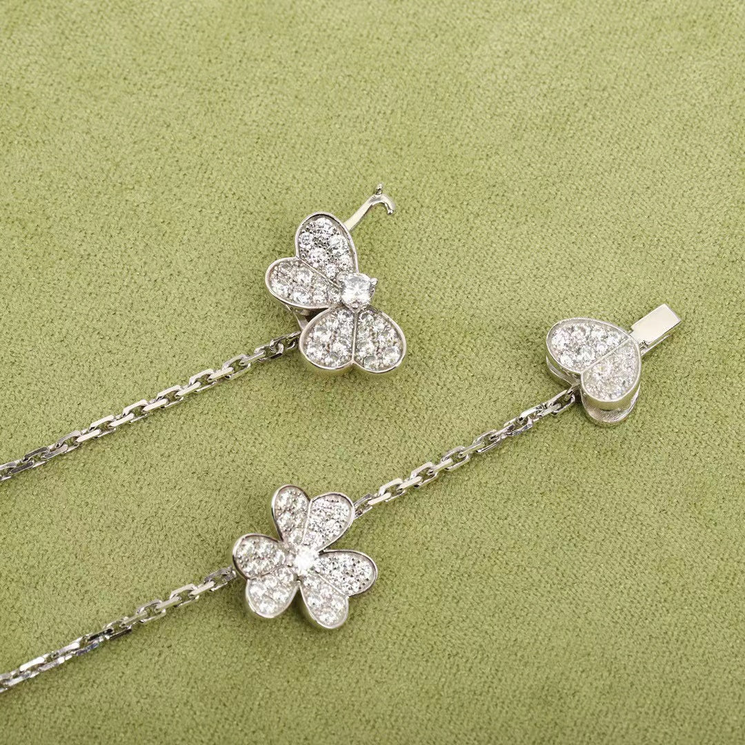[Triumph Jewelry]FRIVOLE SILVER 9 FLOWERS NECKLACE