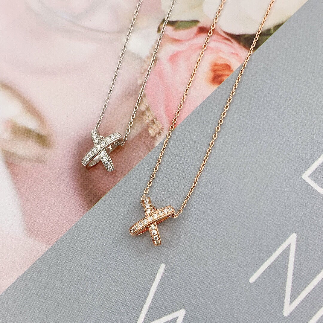 [Triumph Jewelry]JEUX DE DIAMOND NECKLACE