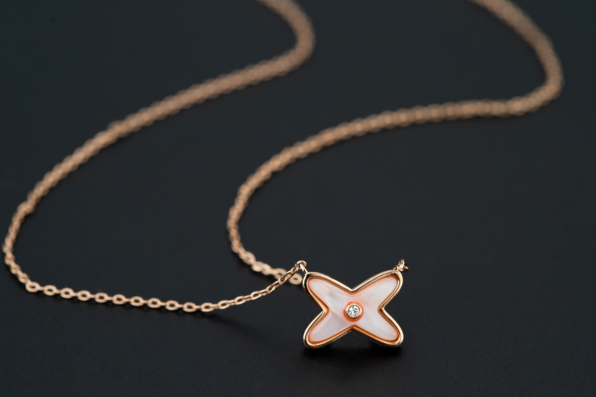 [Triumph Jewelry]JEUX DE NECKLACE 1 DIAMOND