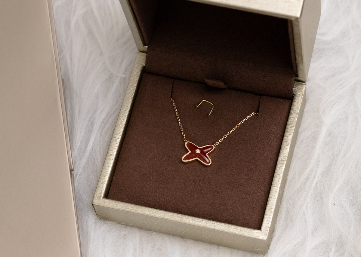 [Triumph Jewelry]JEUX DE NECKLACE 1 DIAMOND