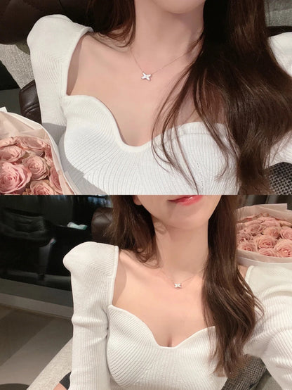 [Triumph Jewelry]JEUX DE NECKLACE 1 DIAMOND