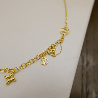 [Triumph Jewelry]BLOOMING SUPPLE NECKLACE BRASS