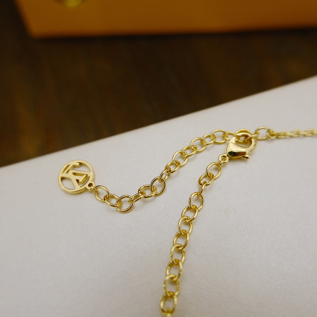 [Triumph Jewelry]BLOOMING SUPPLE NECKLACE BRASS