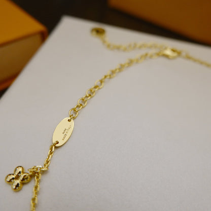 [Triumph Jewelry]BLOOMING SUPPLE NECKLACE BRASS