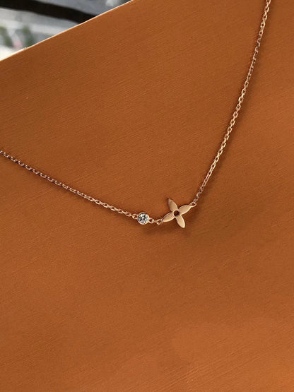 [Triumph Jewelry]BLOSSOM PENDANT PINK GOLD AND DIAMOND