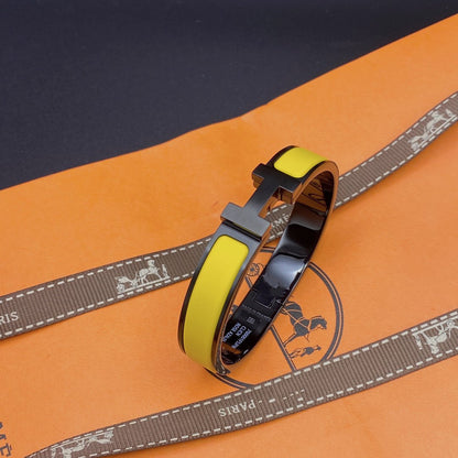 [Triumph Jewelry]CLIC HM SO BLACK YELLOW BRACELET