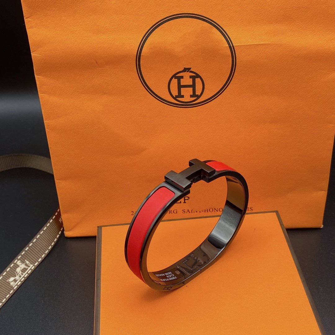[Triumph Jewelry]CLIC HM SO BLACK RED BRACELET