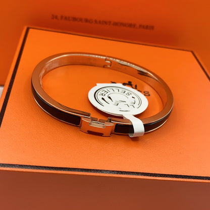 [Triumph Jewelry]CLASSIC HM CLIC BLACK 8MM ENAMEL BRACELET