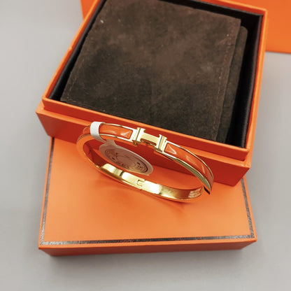 [Triumph Jewelry]CLASSIC HM CLIC RED 8MM ENAMEL BRACELET
