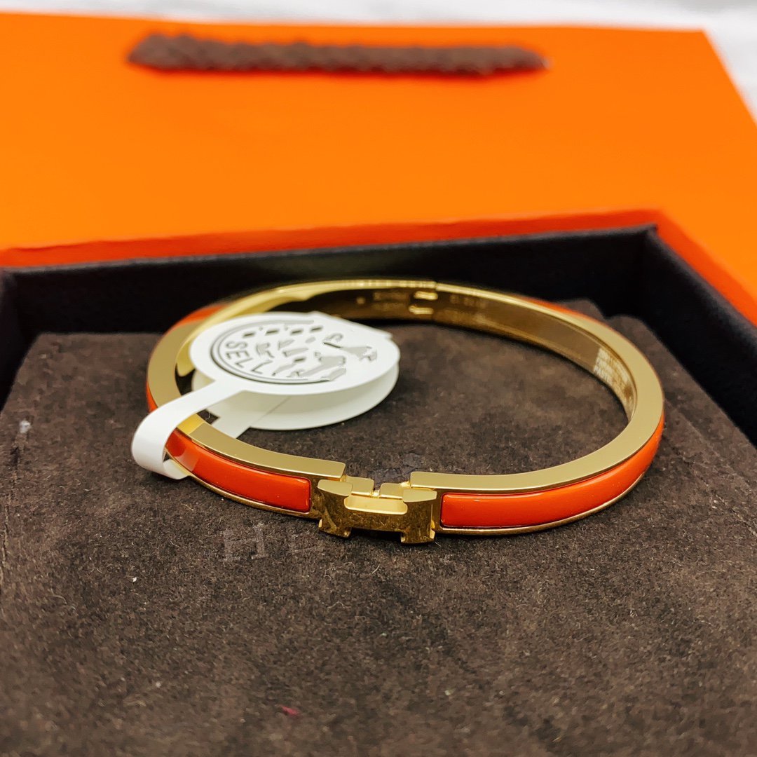 [Triumph Jewelry]CLASSIC HM CLIC RED 8MM ENAMEL BRACELET