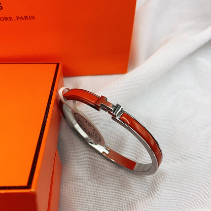 [Triumph Jewelry]CLASSIC HM CLIC RED 8MM ENAMEL BRACELET