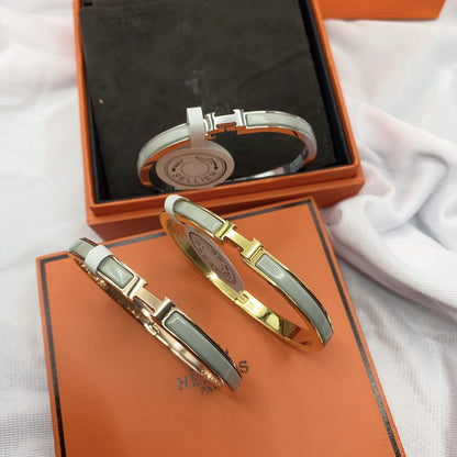 [Triumph Jewelry]CLASSIC HM CLIC GREEN 8MM ENAMEL BRACELET