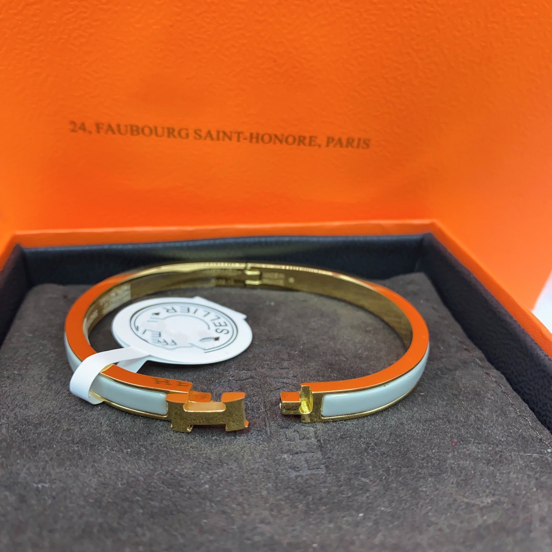 [Triumph Jewelry]CLASSIC HM CLIC GREEN 8MM ENAMEL BRACELET