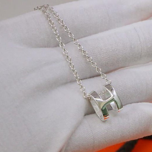 [Triumph Jewelry]HM NECKLACE H LETTER OVAL SERIES
