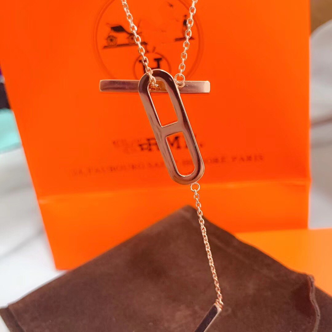 [Triumph Jewelry]HM NECKLACE PLATINUM ROSE GOLD DIAMOND