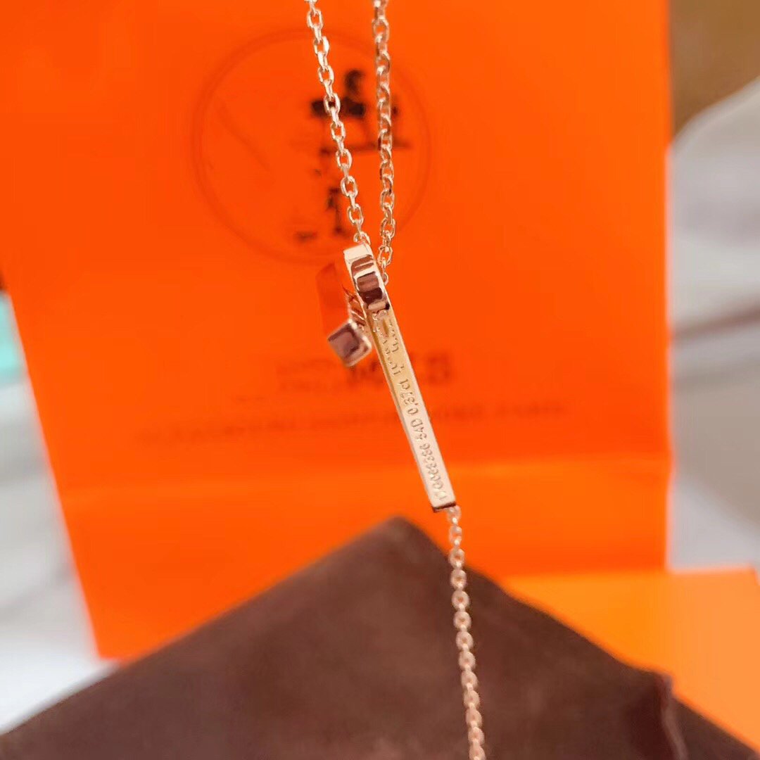[Triumph Jewelry]HM NECKLACE PLATINUM ROSE GOLD DIAMOND