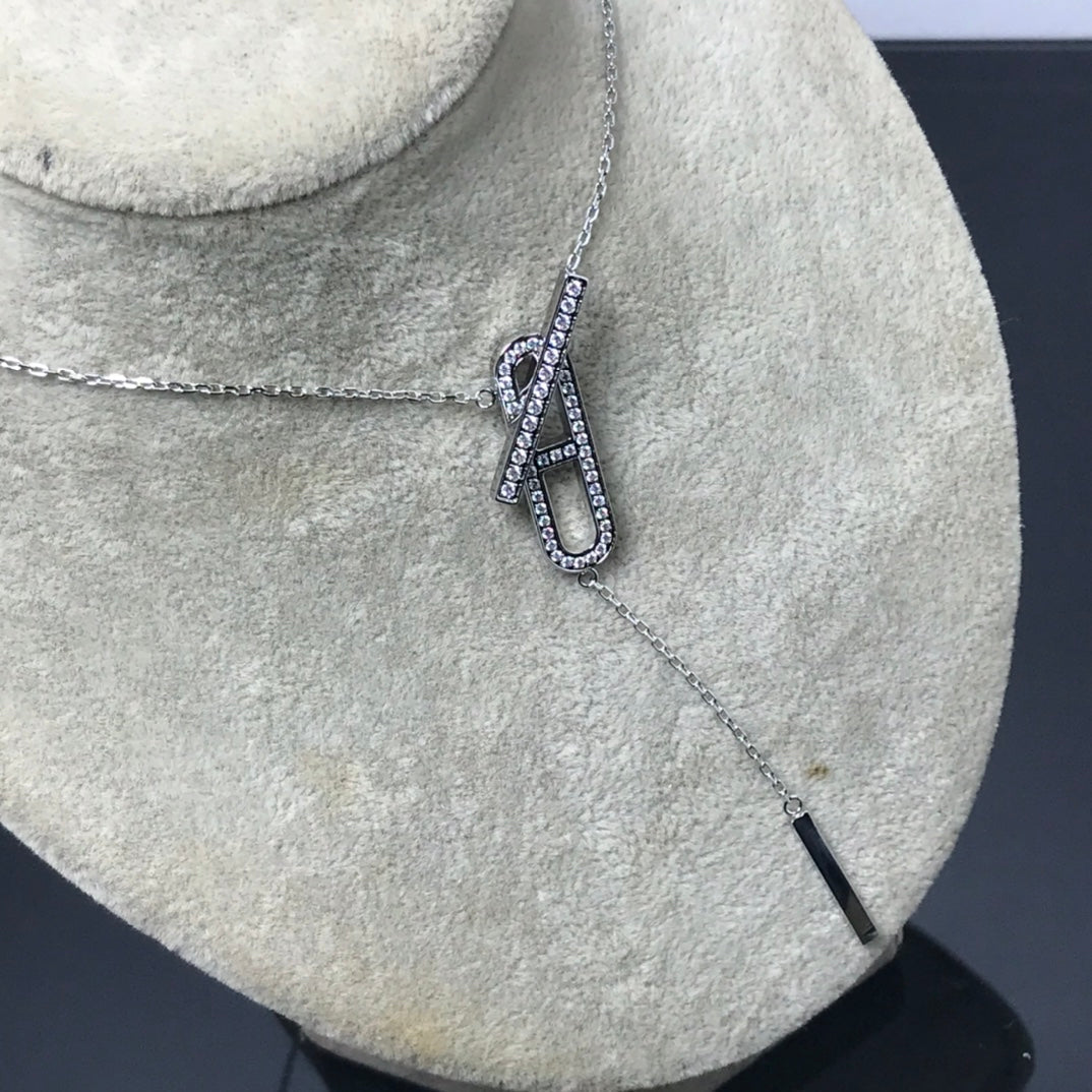 [Triumph Jewelry]HM NECKLACE PLATINUM ROSE GOLD DIAMOND