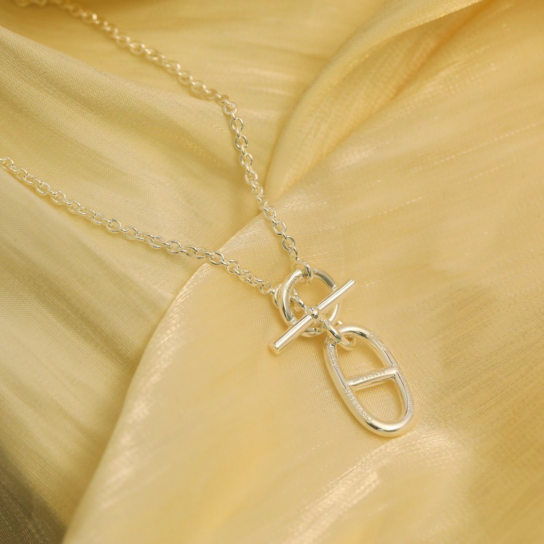 [Triumph Jewelry]HM CHAINE D'ANCRE PENDANT NECKLACE STERLING SILVER