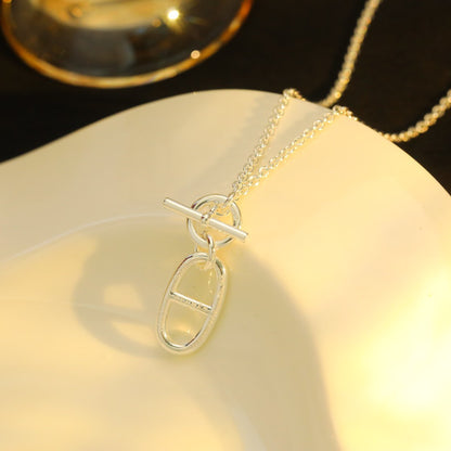 [Triumph Jewelry]HM CHAINE D'ANCRE PENDANT NECKLACE STERLING SILVER