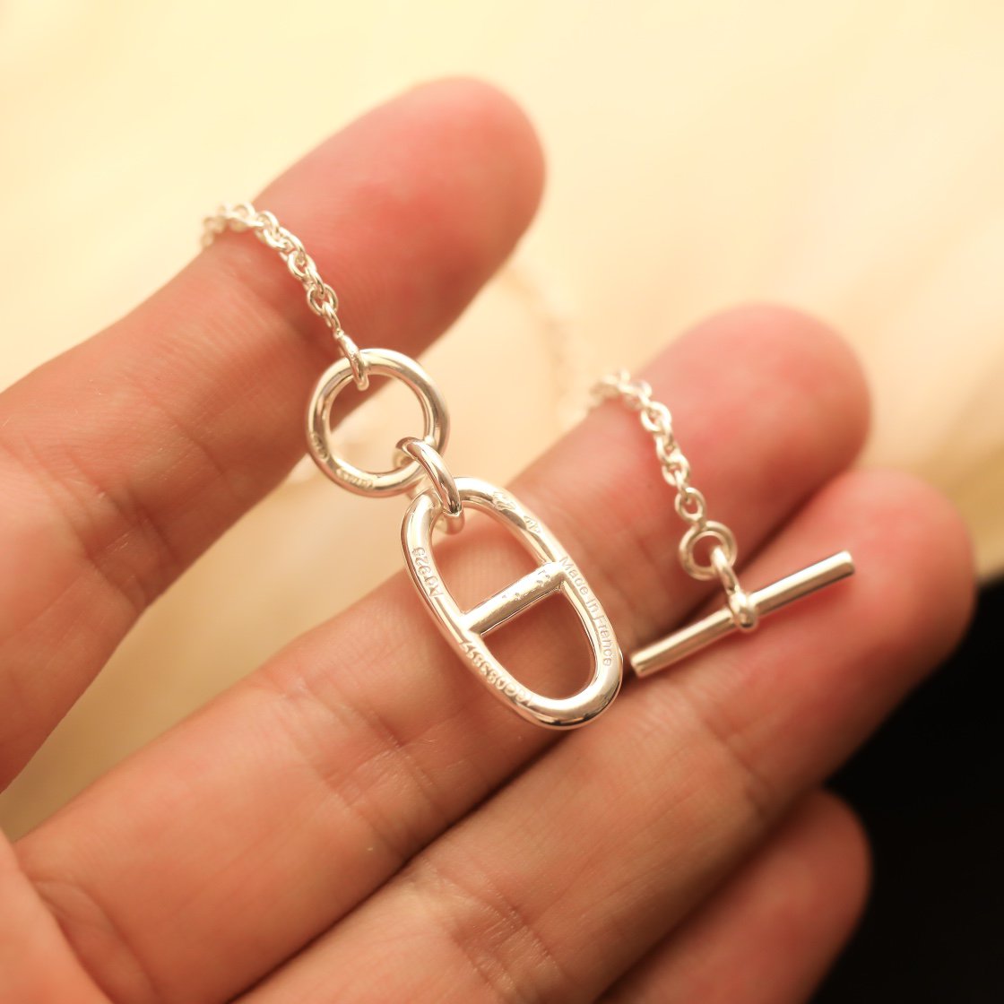[Triumph Jewelry]HM CHAINE D'ANCRE PENDANT NECKLACE STERLING SILVER