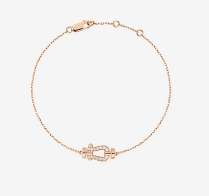 [Triumph Jewelry]FORCE 10 FULL DIAMOND BUCKLE CHAIN LINK MINI MODEL