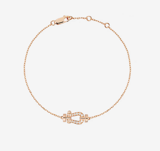 [Triumph Jewelry]FORCE 10 FULL DIAMOND BUCKLE CHAIN LINK MINI MODEL