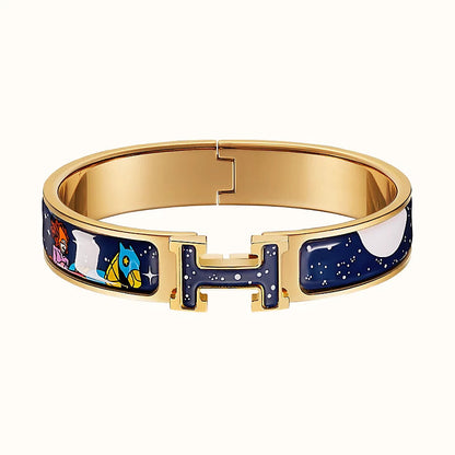 [Triumph Jewelry]H STAR AND MOON BRACELET 12MM