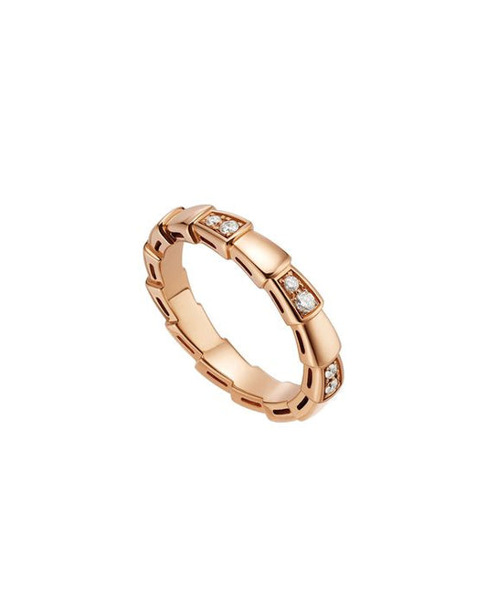 [Triumph Jewelry]SERPENTI RING PINK GOLD  3MM