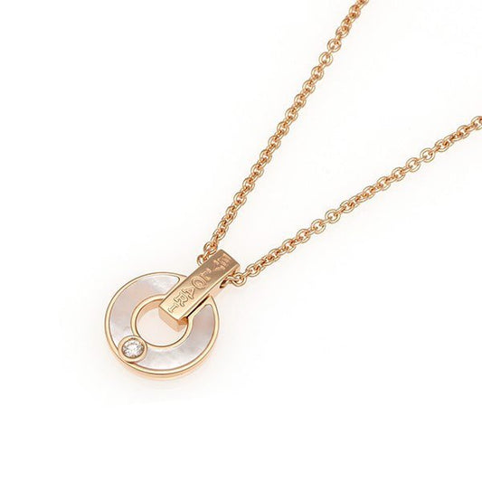[Triumph Jewelry]GARI NECKLACE PINK GOLD MOP