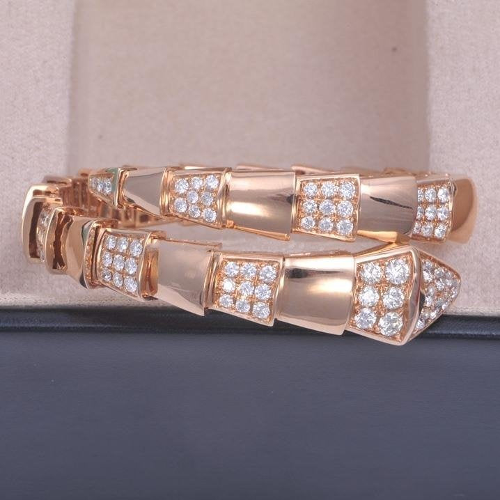 [Triumph Jewelry]SERPENTI BRACELET PINK GOLD DIAMOND