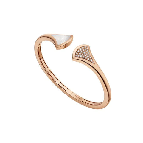 [Triumph Jewelry]DREAM BRACELET OPEN PINK GOLD MOP DIAMOND
