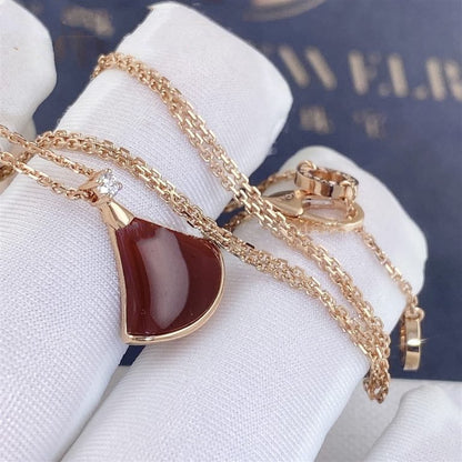 [Triumph Jewelry]DREAM NECKLACE CARNELIAN 1 DIAMOND