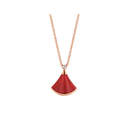 [Triumph Jewelry]DREAM NECKLACE CARNELIAN 1 DIAMOND